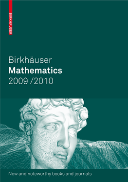 Birkhäuser Mathematics 2009 /2010
