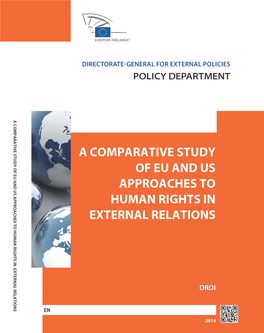 A Comparative Study of Eu and Us Approaches to Human Rights in External Relations