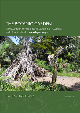 The Botanic Garden Issue 32 – March 2012
