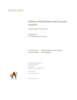 Offshore Wind Market and Economic Analysis