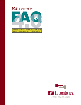 Question 1.1. What Is the RSA Laboratories' Frequently Asked