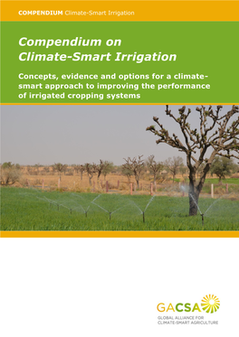Compendium on Climate-Smart Irrigation