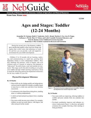 Ages and Stages: Toddler (12-24 Months)