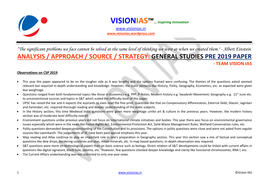 Analysis / Approach / Source / Strategy: General Studies Pre 2019 Paper - Team Vision Ias
