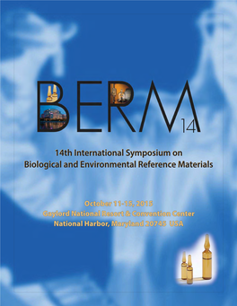 BERM-14 Program with Abstracts
