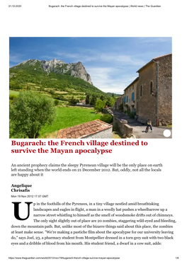 Bugarach: the French Village Destined to Survive the Mayan Apocalypse | World News | the Guardian