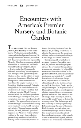 Encounters with America's Premier Nursery and Botanic Garden