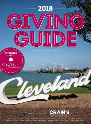 Giving Guide Is a Collection of Information Submitted Directly by the Nonprofits As a Way to Familiarize Readers with Their Organizations
