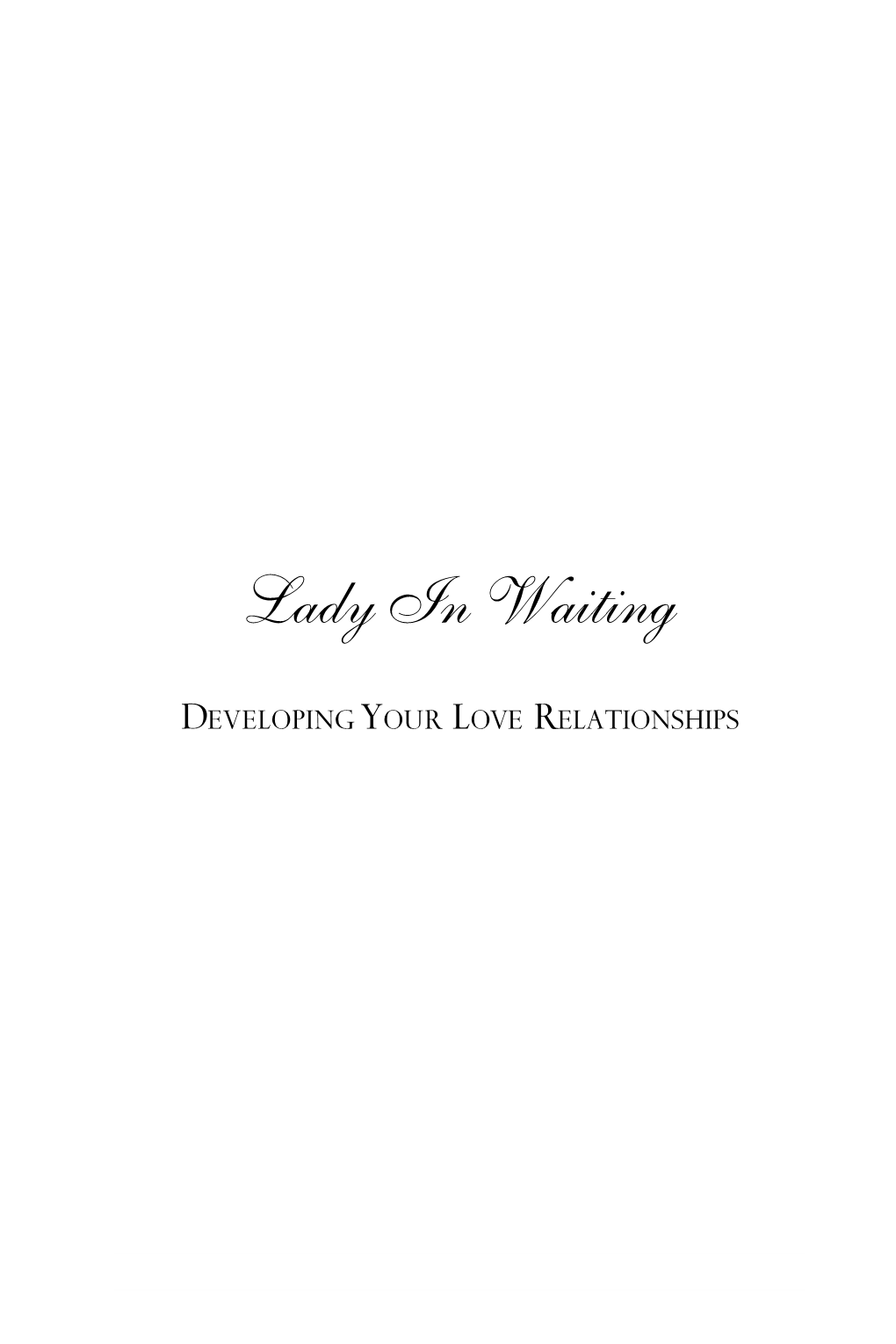 Lady in Waiting