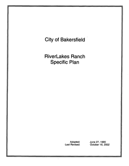 Riverlakes Ranch Specific Plan