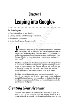 Leaping Into Google+