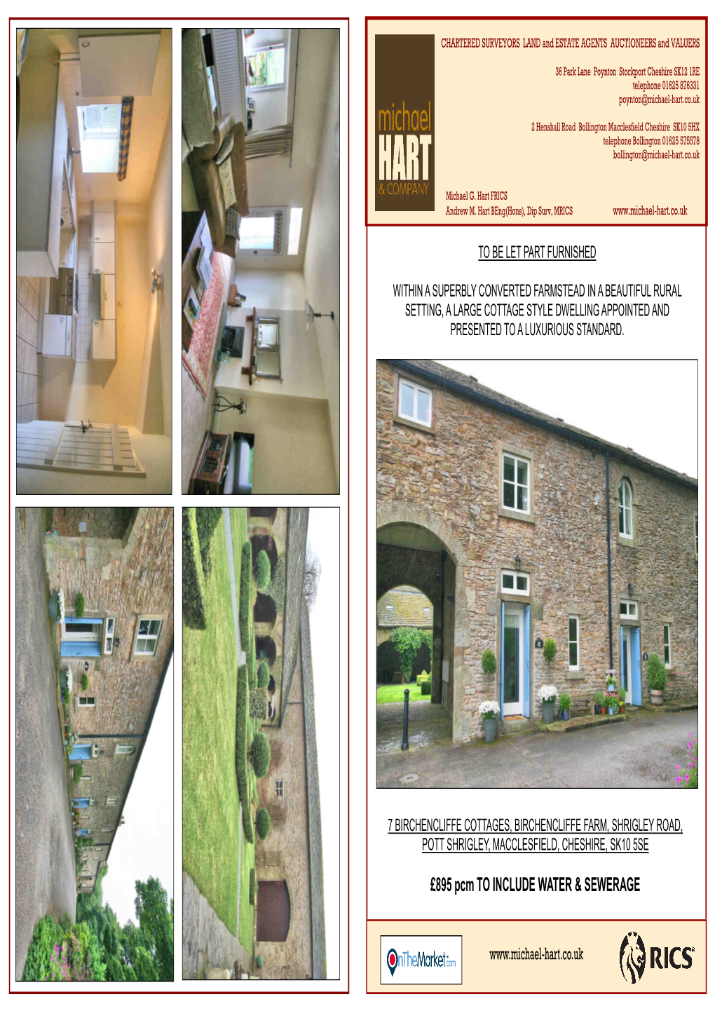 7 Birchencliffe Cottages, Birchencliffe Farm, Shrigley Road, Pott Shrigley, Macclesfield, Cheshire, Sk10 5Se