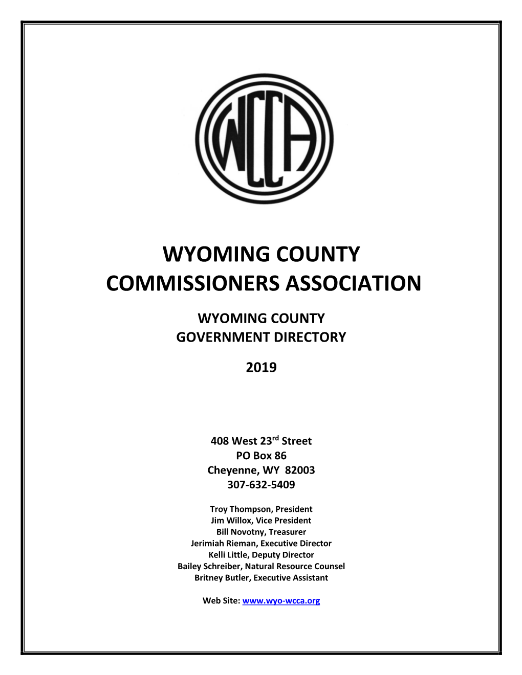 Wyoming County Commissioners Association