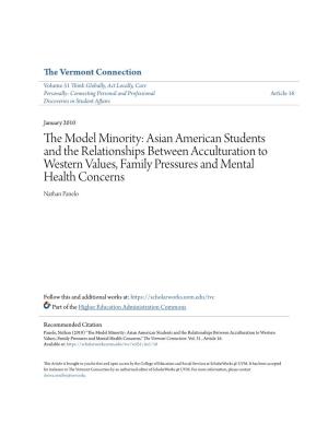 The Model Minority: Asian American Students and the Relationships