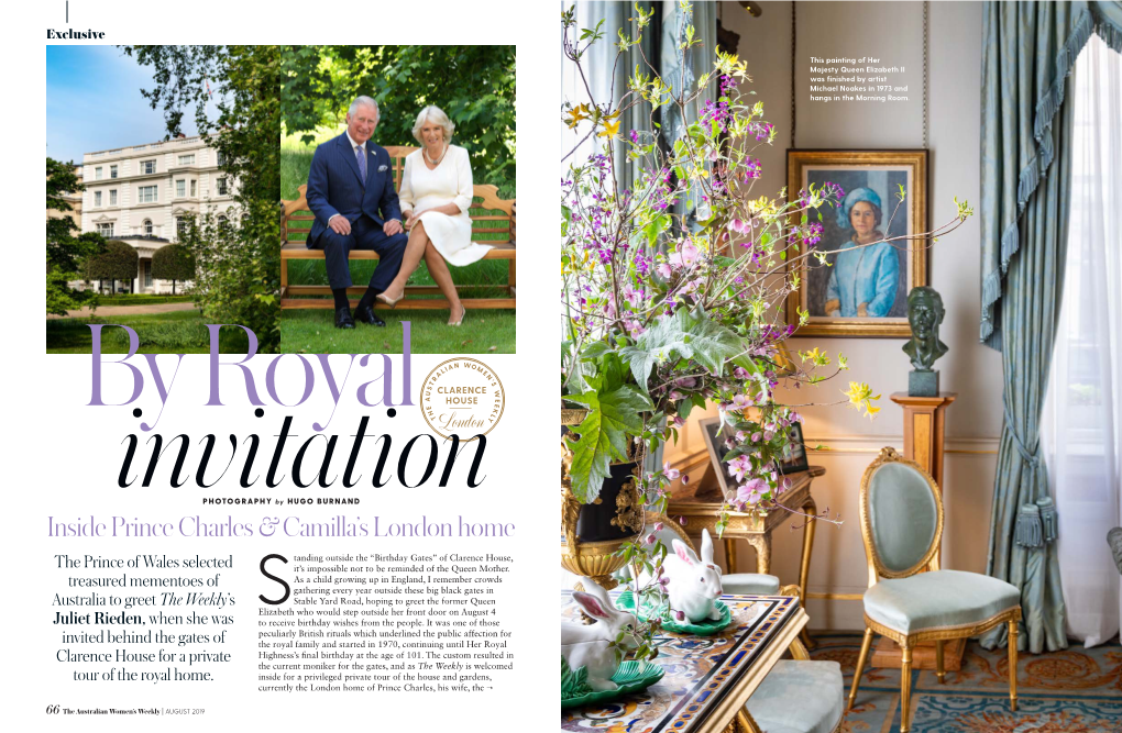 Inside Prince Charles &Camilla's London Home