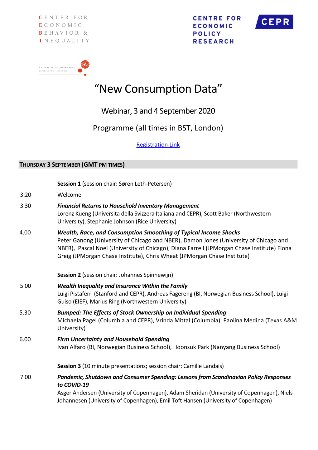 “New Consumption Data”
