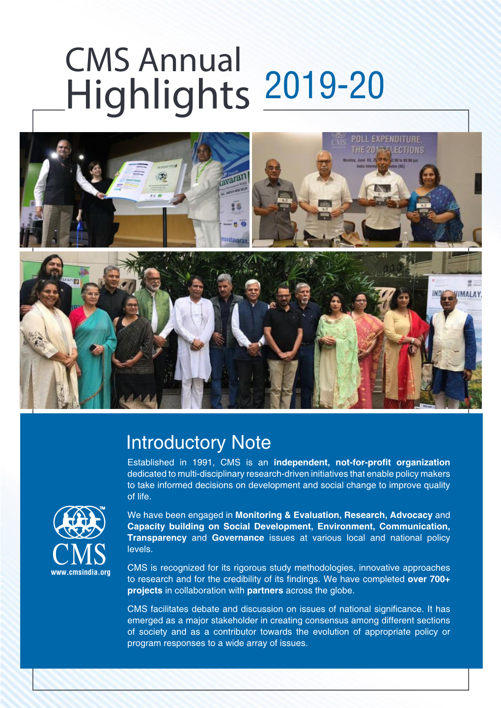 Annual Highlights 2019-2020