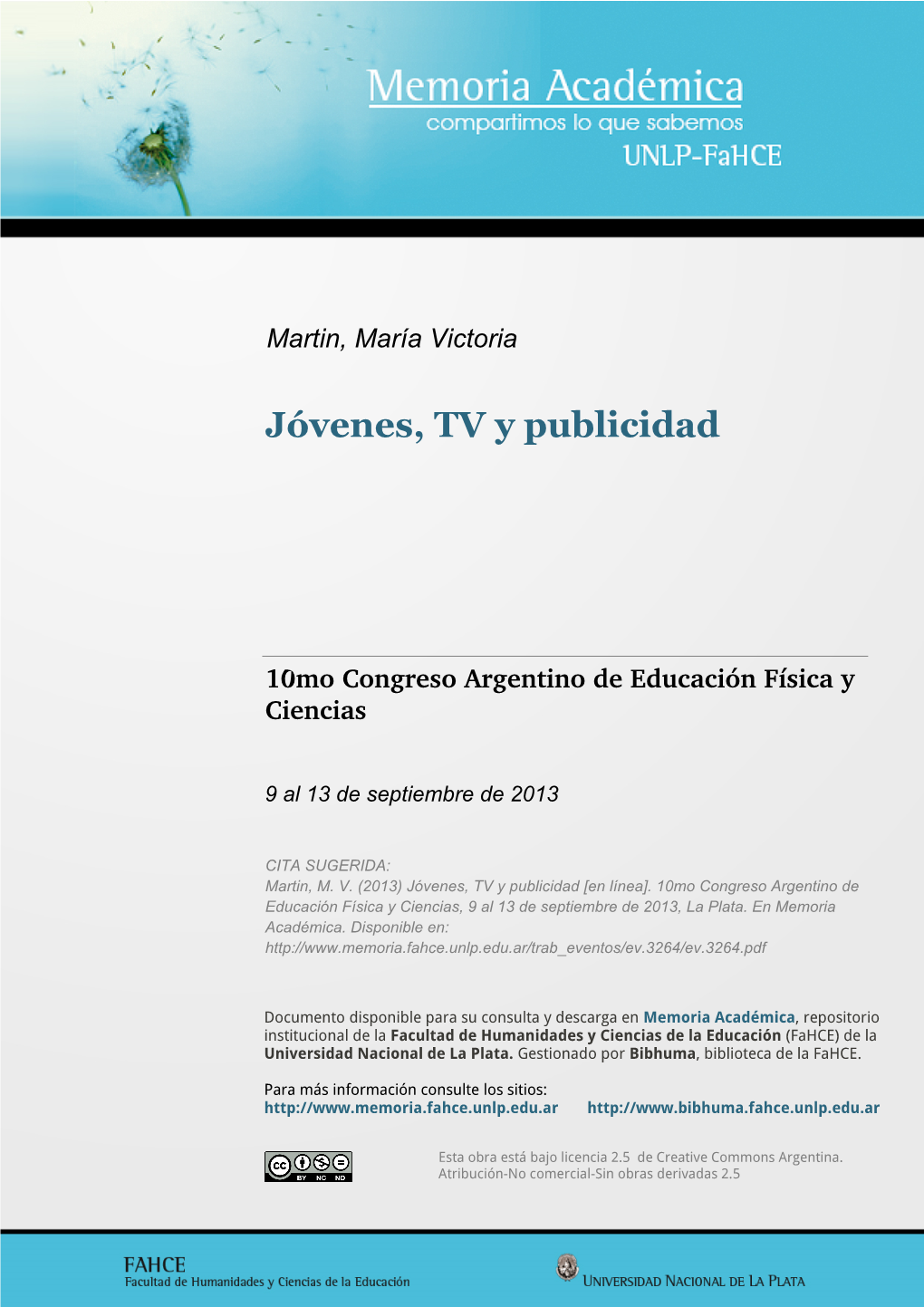 Jóvenes, TV Y Publicidad