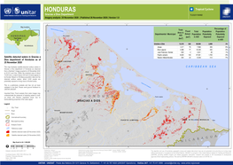 HONDURAS 5 Tropical Cyclone Gracias a Dios Department TC20201116HND Imagery Analysis: 25 November 2020 | Published 26 November 2020 | Version 1.0