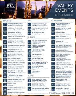 Valley Events