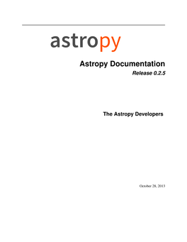 Getting Started with Astropy