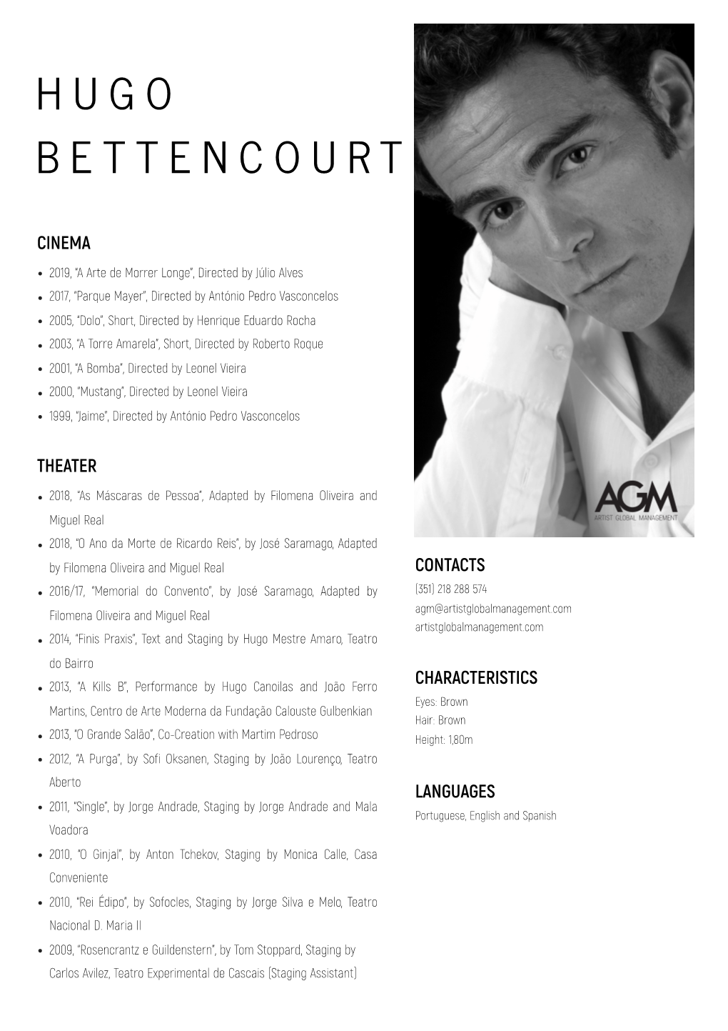 CV Hugo Bettencourt June 2020