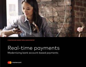 Real-Time Payments Modernizing Bank Account-Based Payments