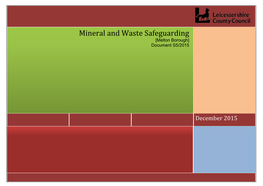 Mineral and Waste Safeguarding [Melton Borough] Document S5/2015