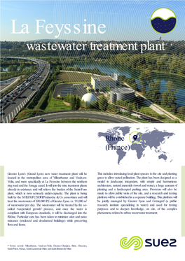 La Feyssine Wastewater Treatment Plant