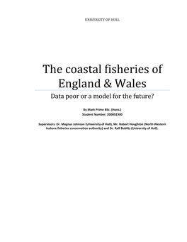 The Coastal Fisheries of England & Wales