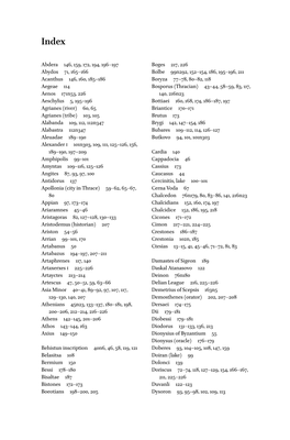 Page 1 Index Abdera 146, 159, 172, 194, 196-197 Abydos 71, 165-166
