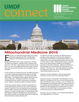 Mitochondrial Medicine 2015