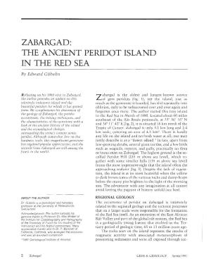 Zabargad: the Ancient Peridot Island in the Red Sea