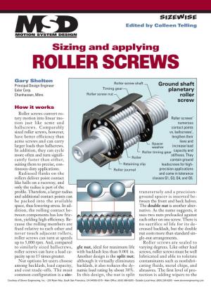 Roller Screws