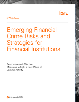 Emerging Financial Crime Risks and Strategies for Financial Institutions