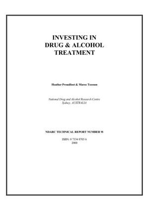 Investing in Drug & Alcohol Treatment