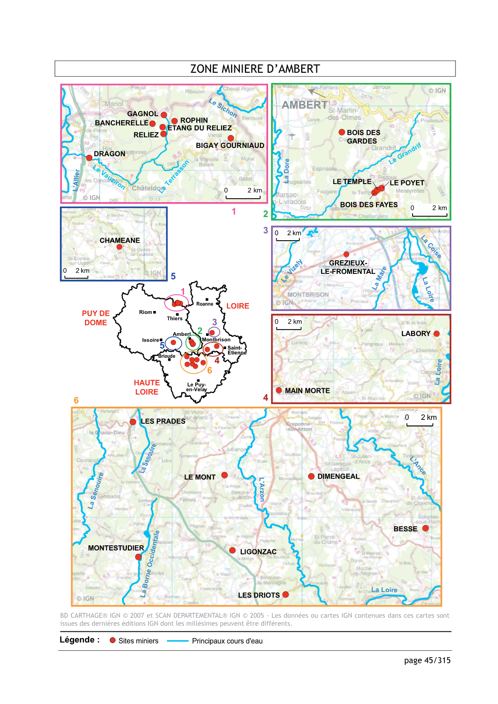 Zone Miniere D'ambert