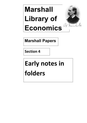 Early Notes in Folders