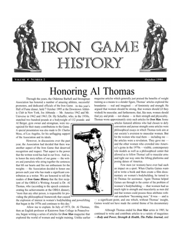 Honoring Al Thomas