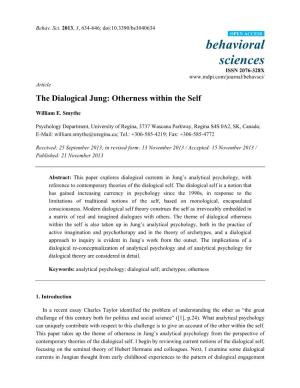 The Dialogical Jung: Otherness Within the Self