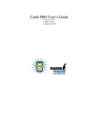 Canit-PRO User's Guide