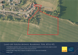 Land Off South Avenue, Blairhall, Fife, KY12 9PJ • Greenfield Land Extending to Approx