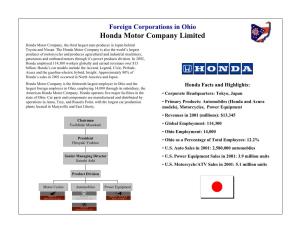 Honda Motor Company Limited