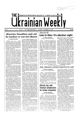 The Ukrainian Weekly 1992