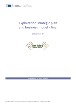Exploitation Strategic Plan and Business Model - Final