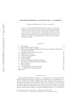 Spanier-Whitehead K-Duality for $ C^* $-Algebras