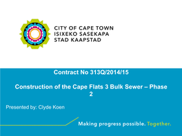 3 Mbconstruction of Cape Flats Bulk Sewer