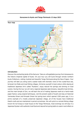 Kanazawa to Kyoto and Tango Peninsula 12 Days 2021