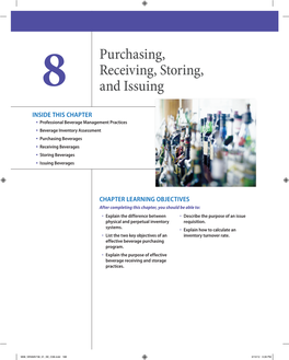 8 Purchasing, Receiving, Storing, and Issuing