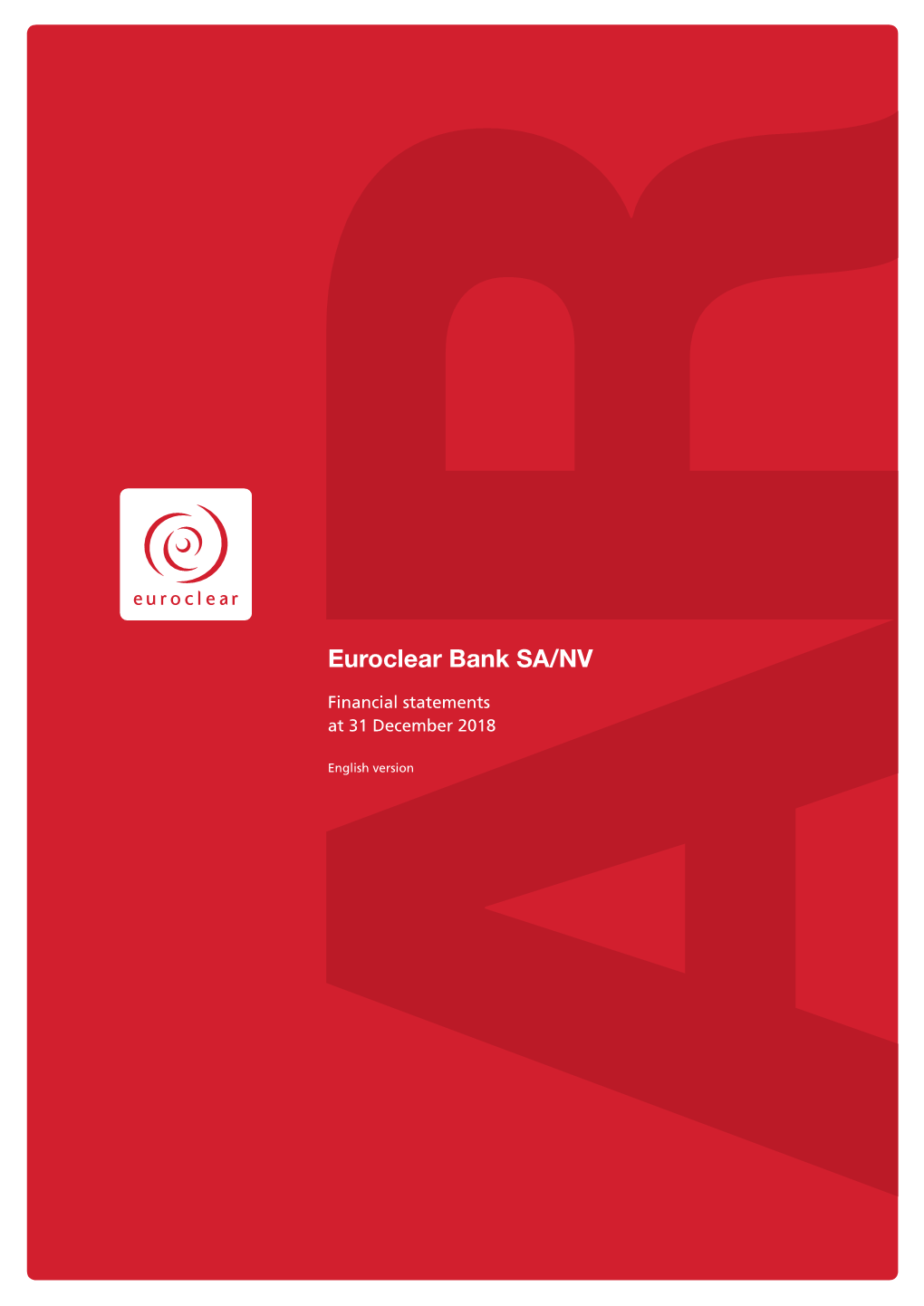 Euroclear Bank Financial Statements 2018